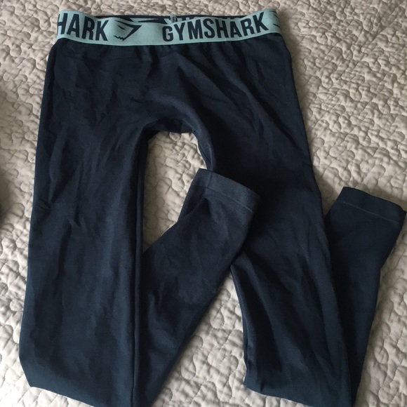 Gym shark leggings green - Picture 3 of 4